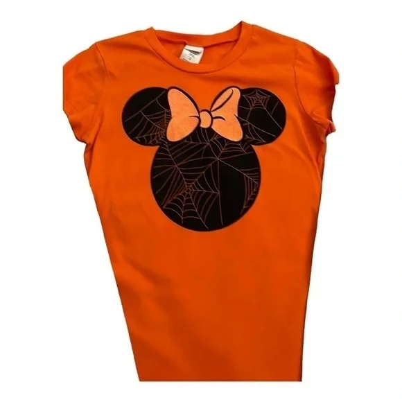 🎃DISNEY🎃HALLOWEEN long sleeve crew neck Tee size Junior (Med) - Picture 3 of 7